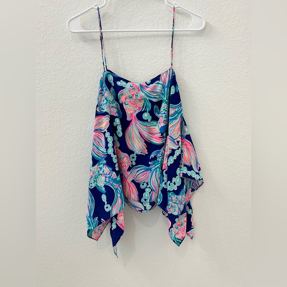 🛑SOLD🛑 Lilly Pulitzer Kimi Silk Top (small) NWT! - Picture 3 of 9